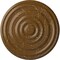 Ekena Millwork Carton Ceiling Medallion (For Canopies up to 3 3/4"), 17 3/4"OD x 1 3/8"P, Smokey Topaz Crackle CM18CASTC - alternate 1